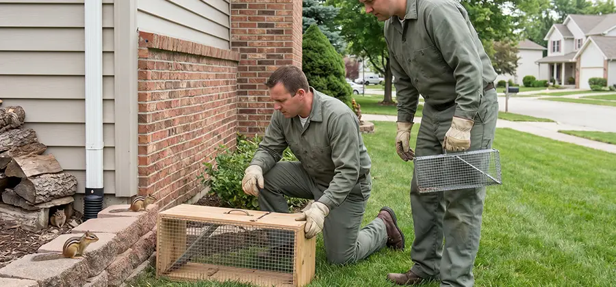 Remove Chipmunks From Yard in Medford