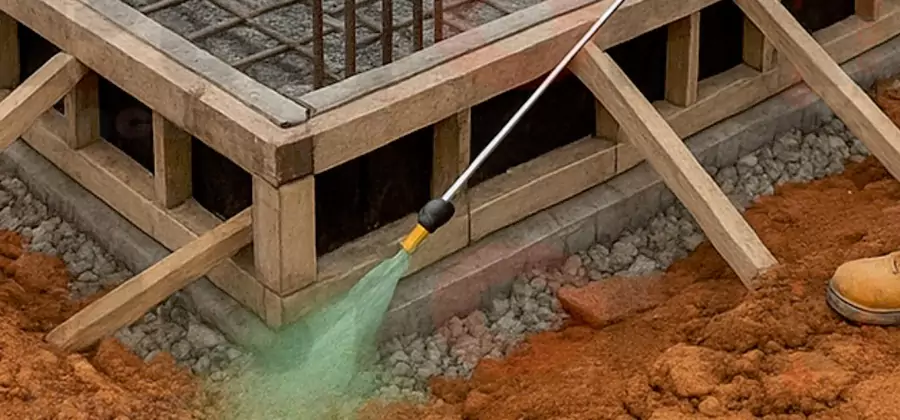 Foundation Slab Termite Treatment in Medford