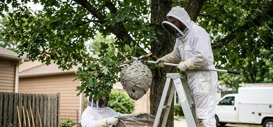 Wasp Nest in Tree Removal Medford